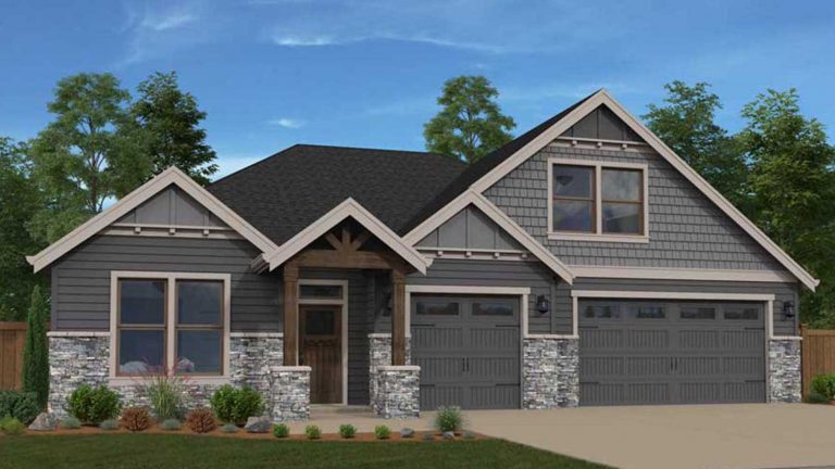 Rendering of the Bainbridge plan by Kingston Homes