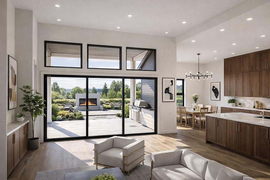 interior living room of 1905 NW 123rd St. Vancouver 98685 | Move-in ready home in Ashbury Community in Vancouver, Washington.